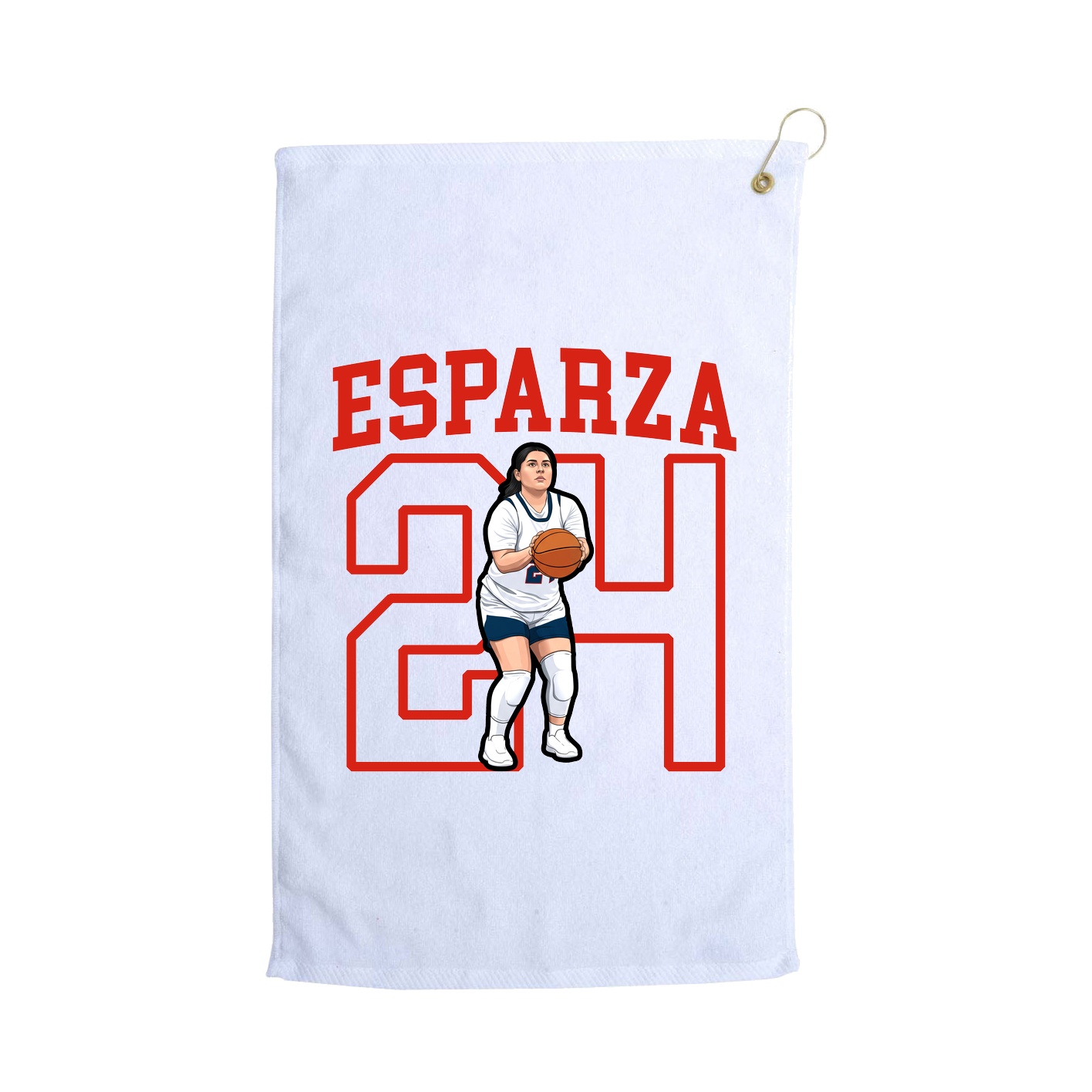 Golf Towel — Shirsey in White