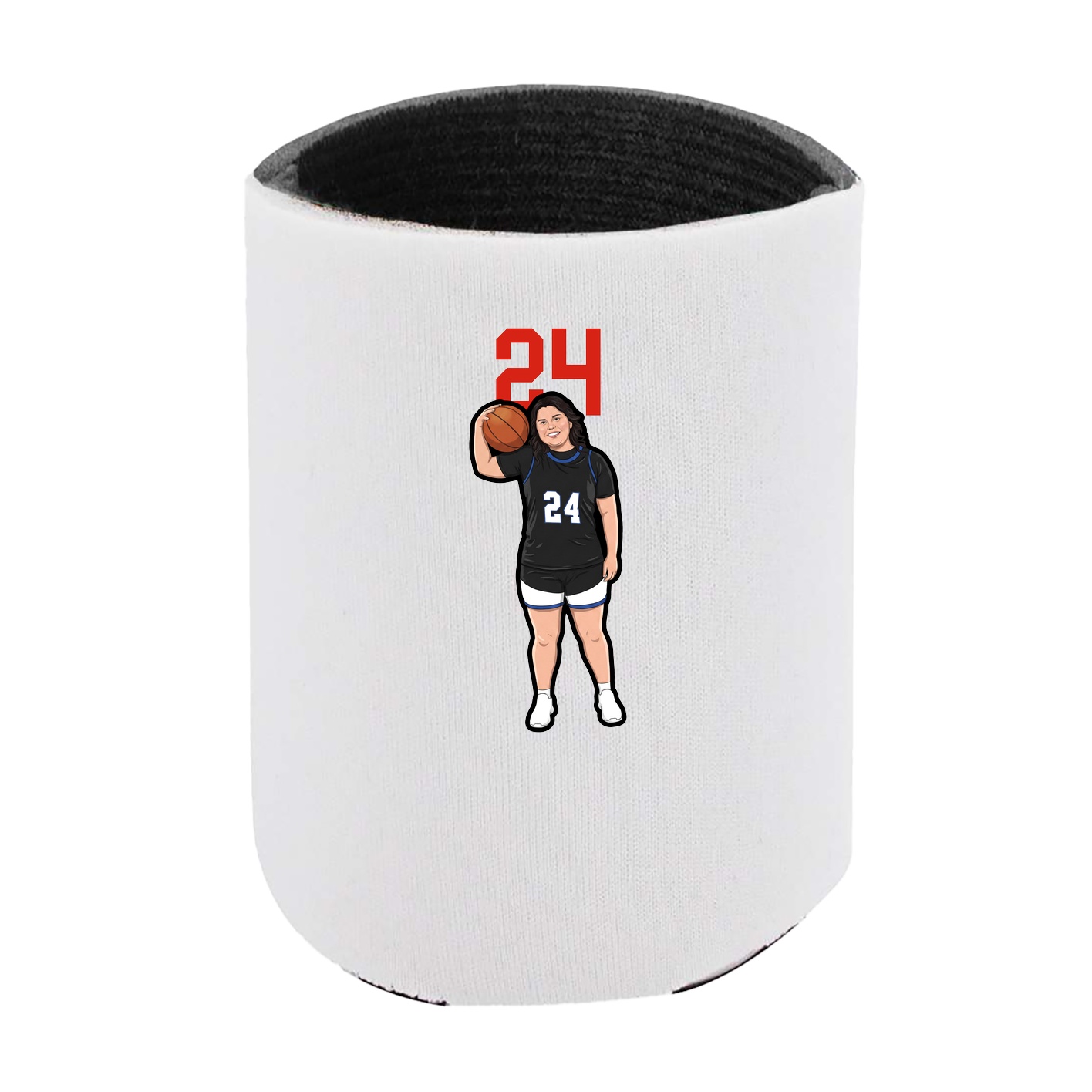 Can Holder — Number Top in White