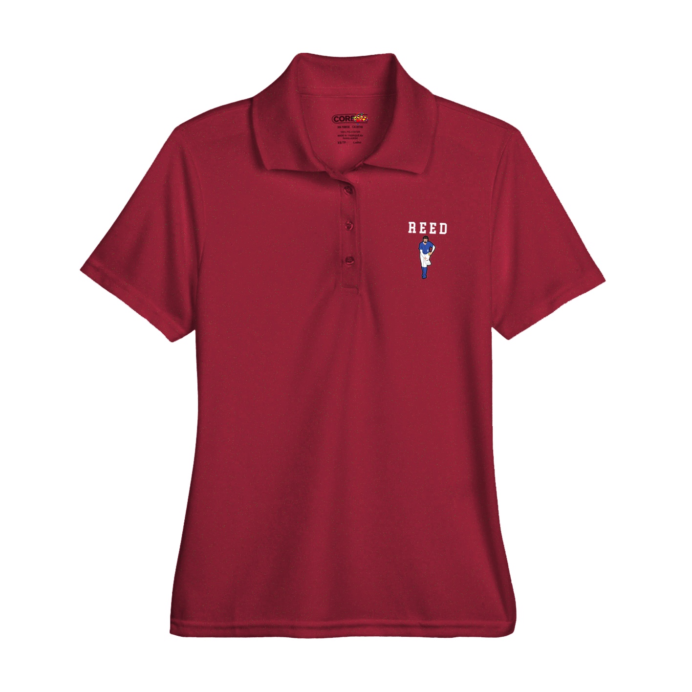 Womens Performance Polo — Shirsey in Red