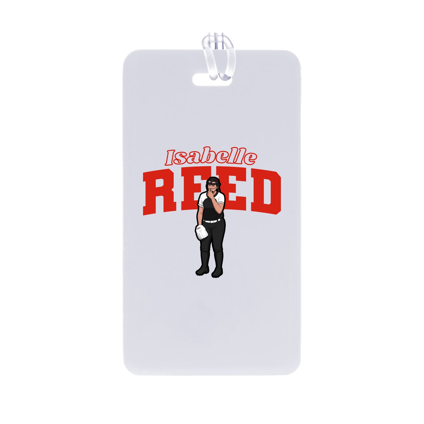 Bag Tag — Name Arch in Classic