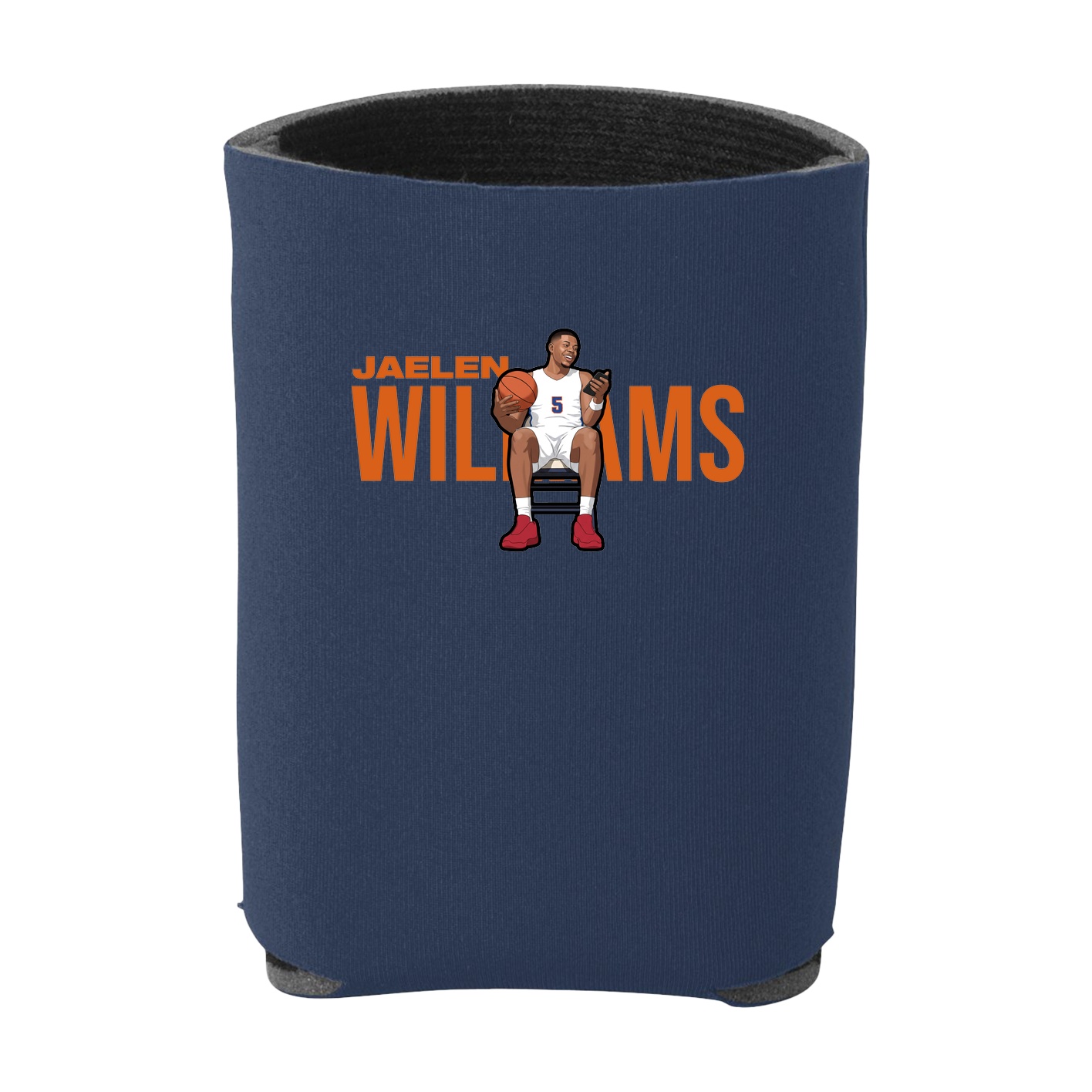 Can Holder — Player Name in Navy
