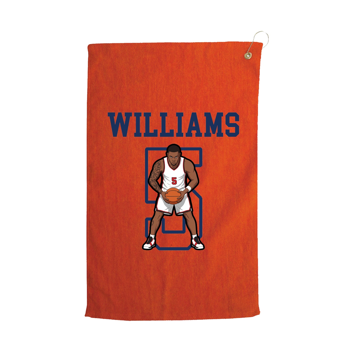 Golf Towel — Shirsey in Orange