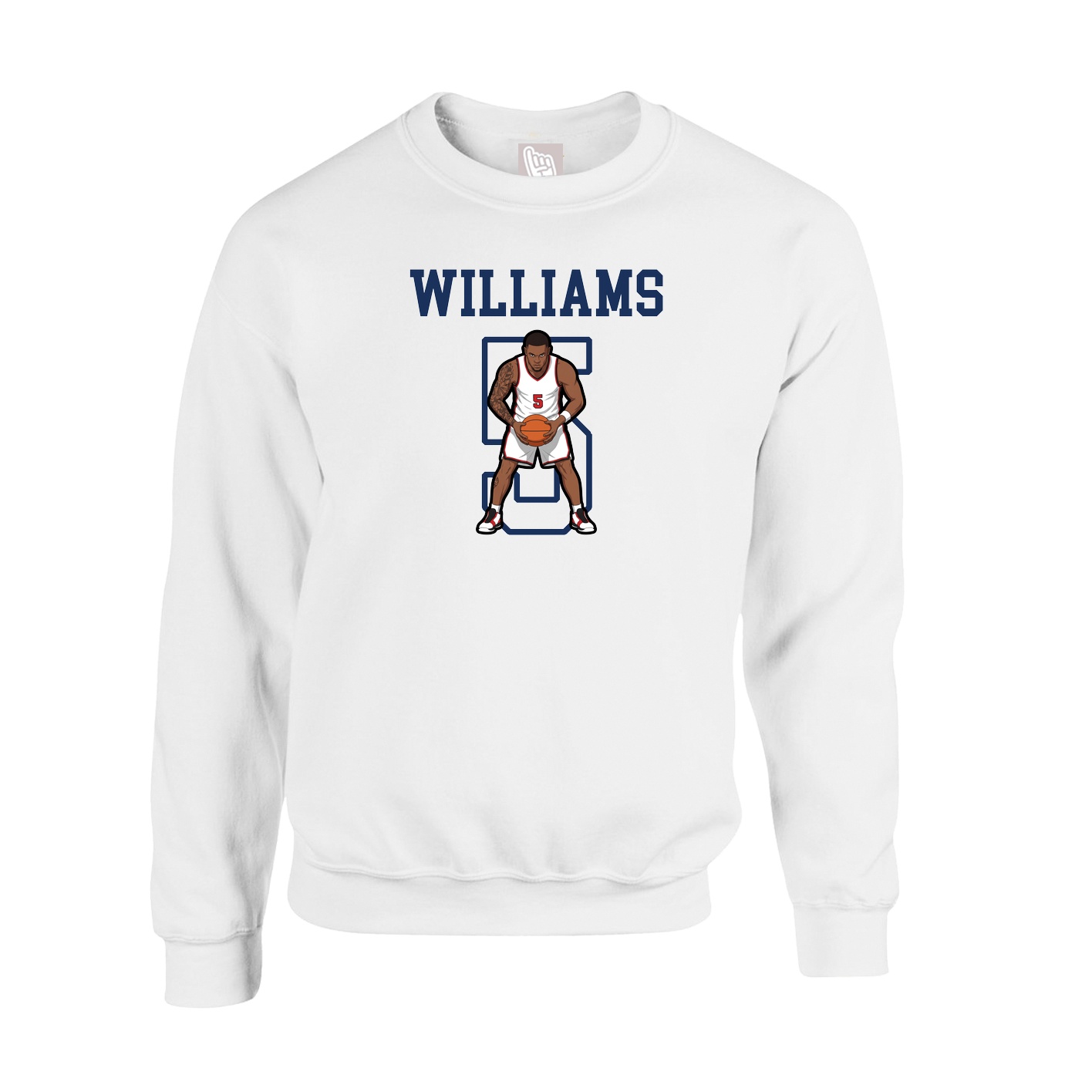 Fleece Crew — Shirsey in White
