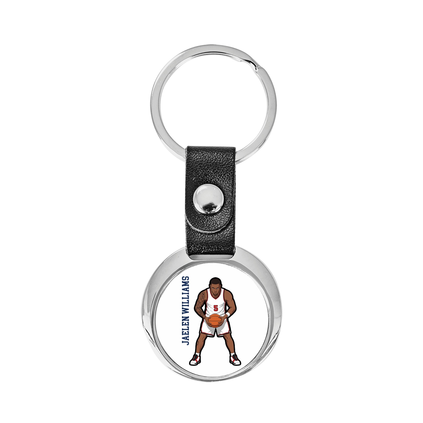 Key Chain — Name Vertical in Classic