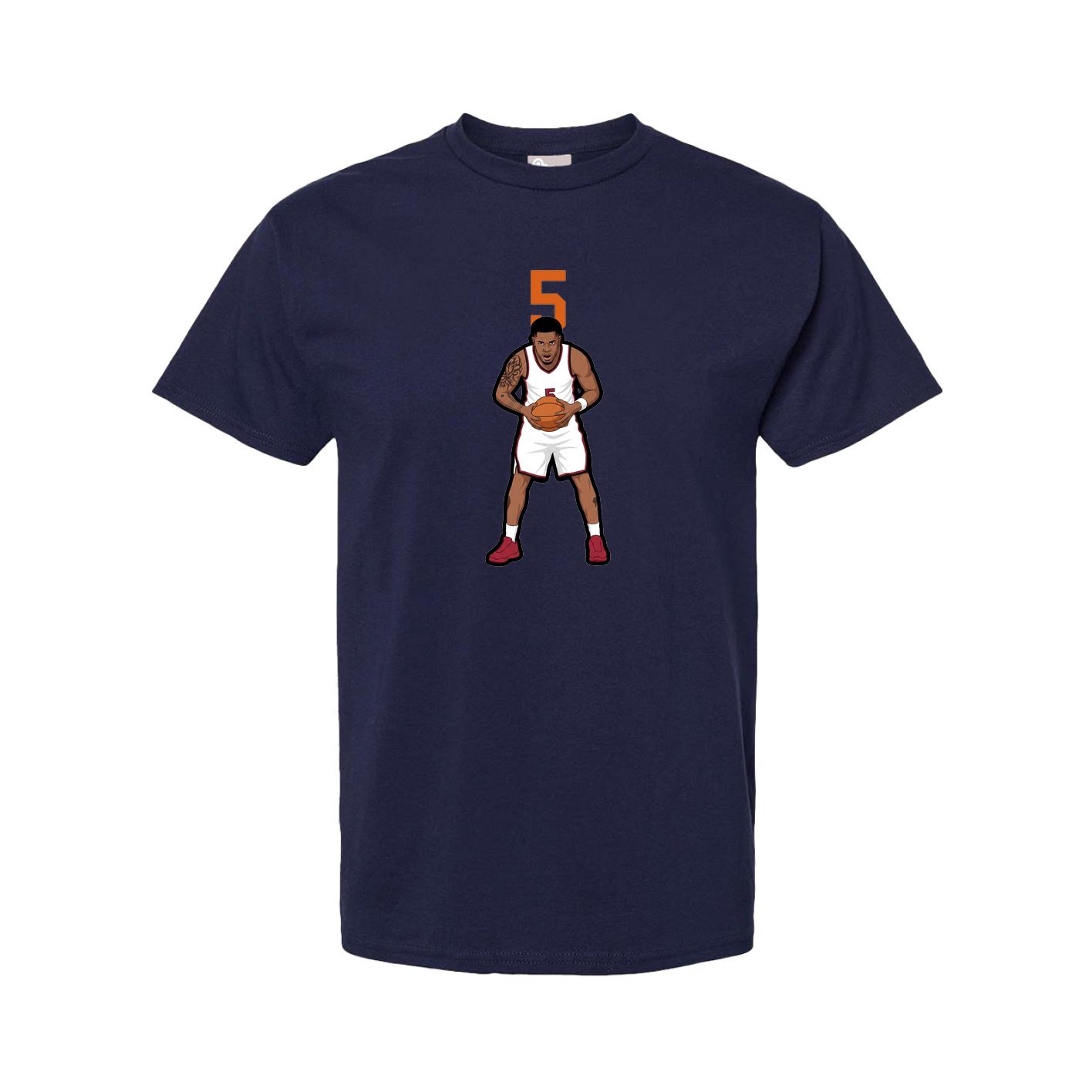 Tee — Number Top in Navy