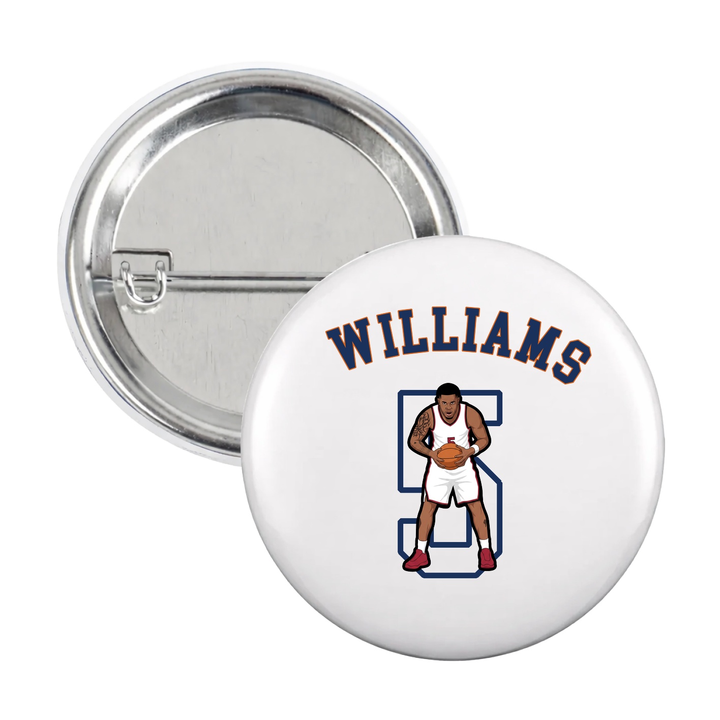 Game Day Button — Shirsey Arch in White