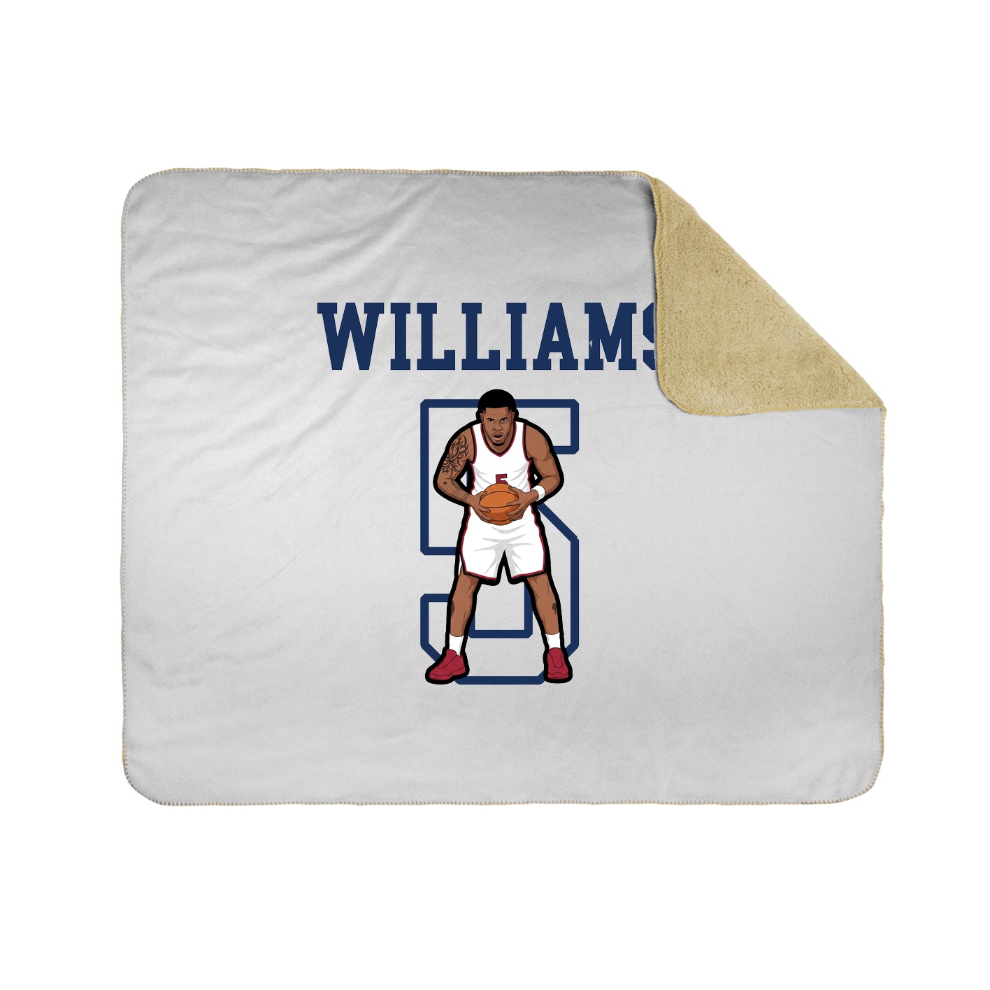 Throw Blanket — Shirsey in White