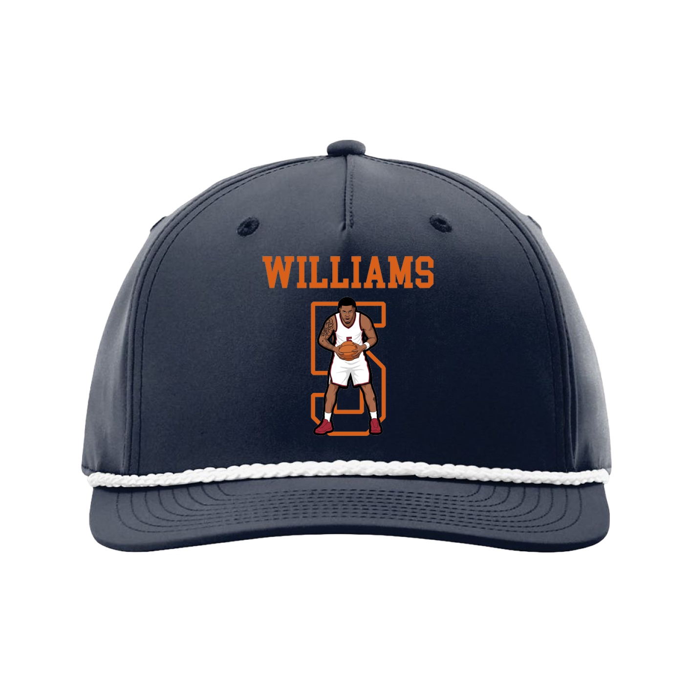 Five-Panel Classic Rope Cap — Shirsey in Navy