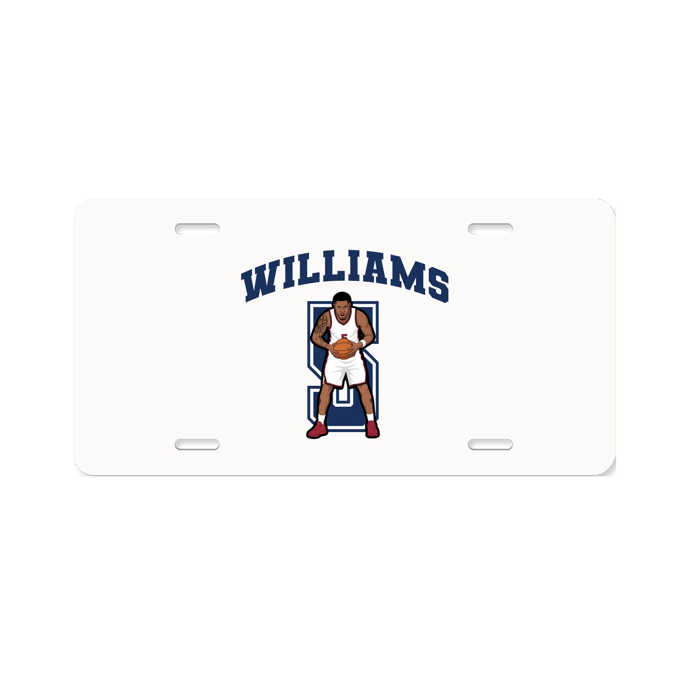 License Plate — Number in Classic