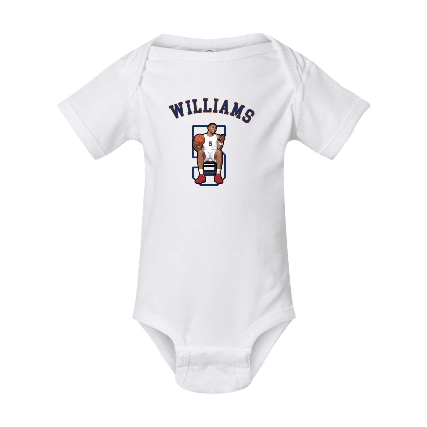 Baby Onesie — Shirsey Arch in White