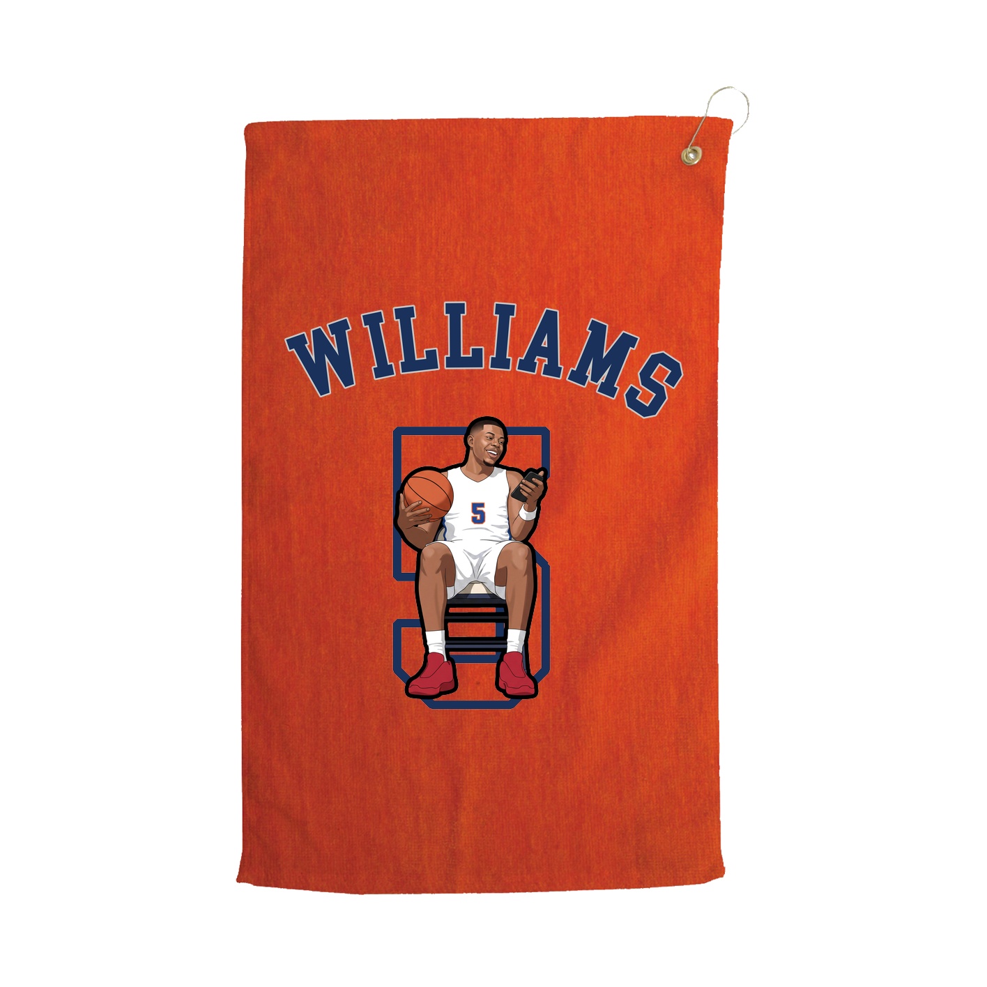 Golf Towel — Shirsey Arch in Orange