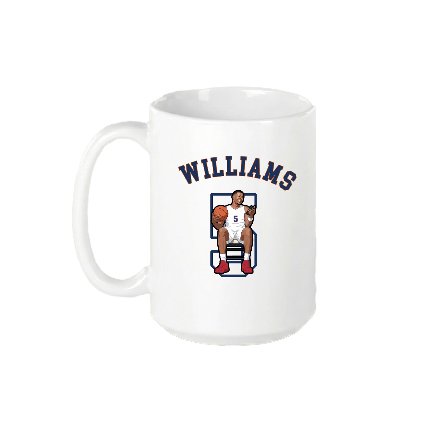 15oz Coffee Mug — Shirsey Arch in White