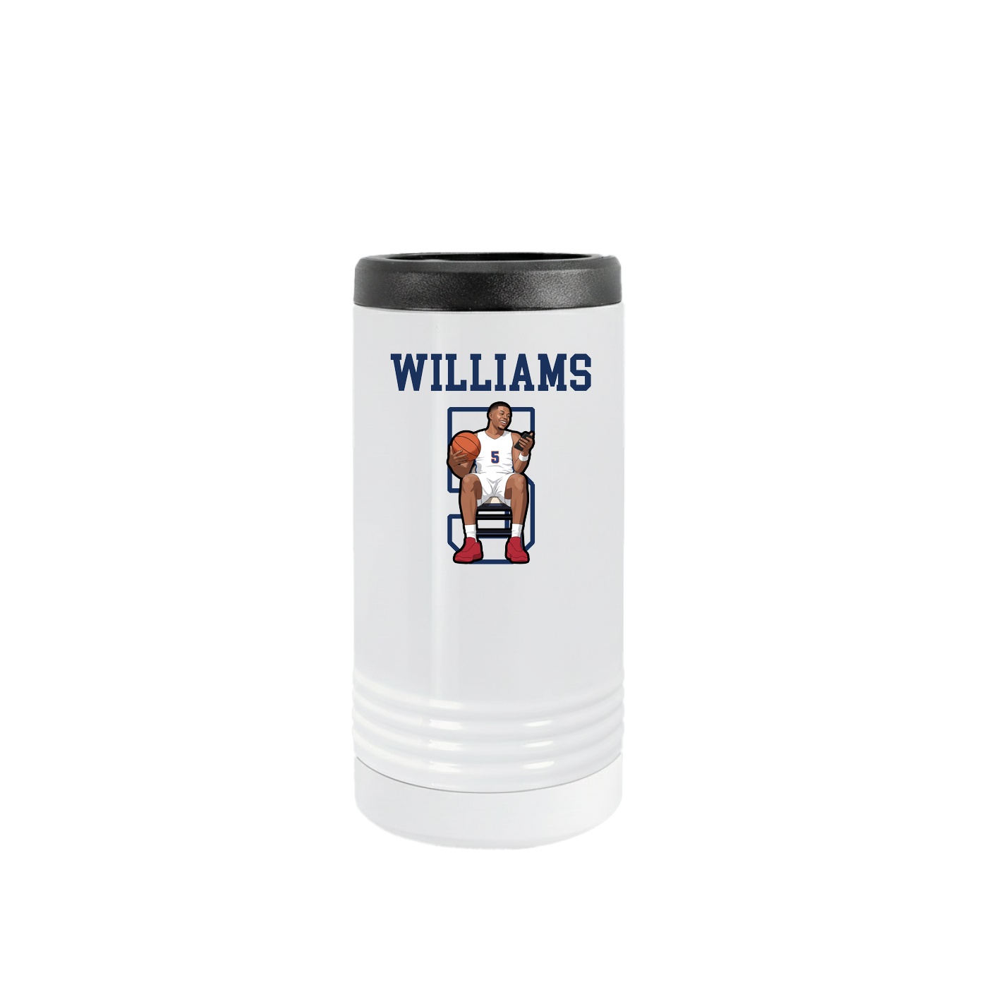 Slim Beverage Holder — Shirsey in White