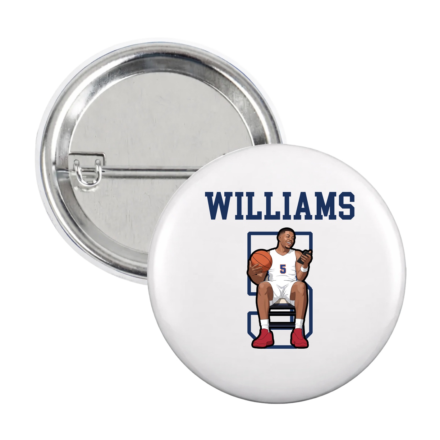 Game Day Button — Shirsey in White