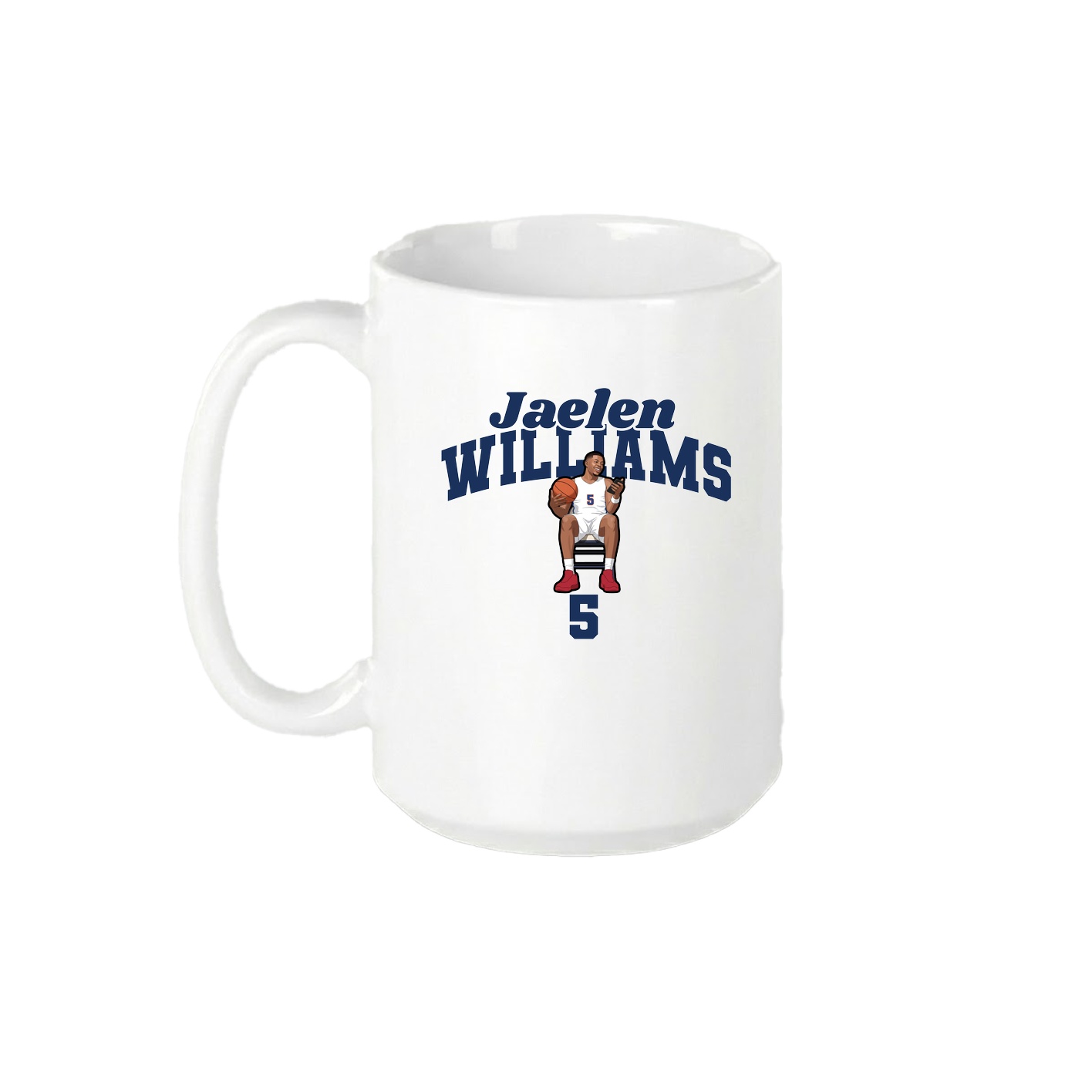 15oz Coffee Mug — Signature Arch in White