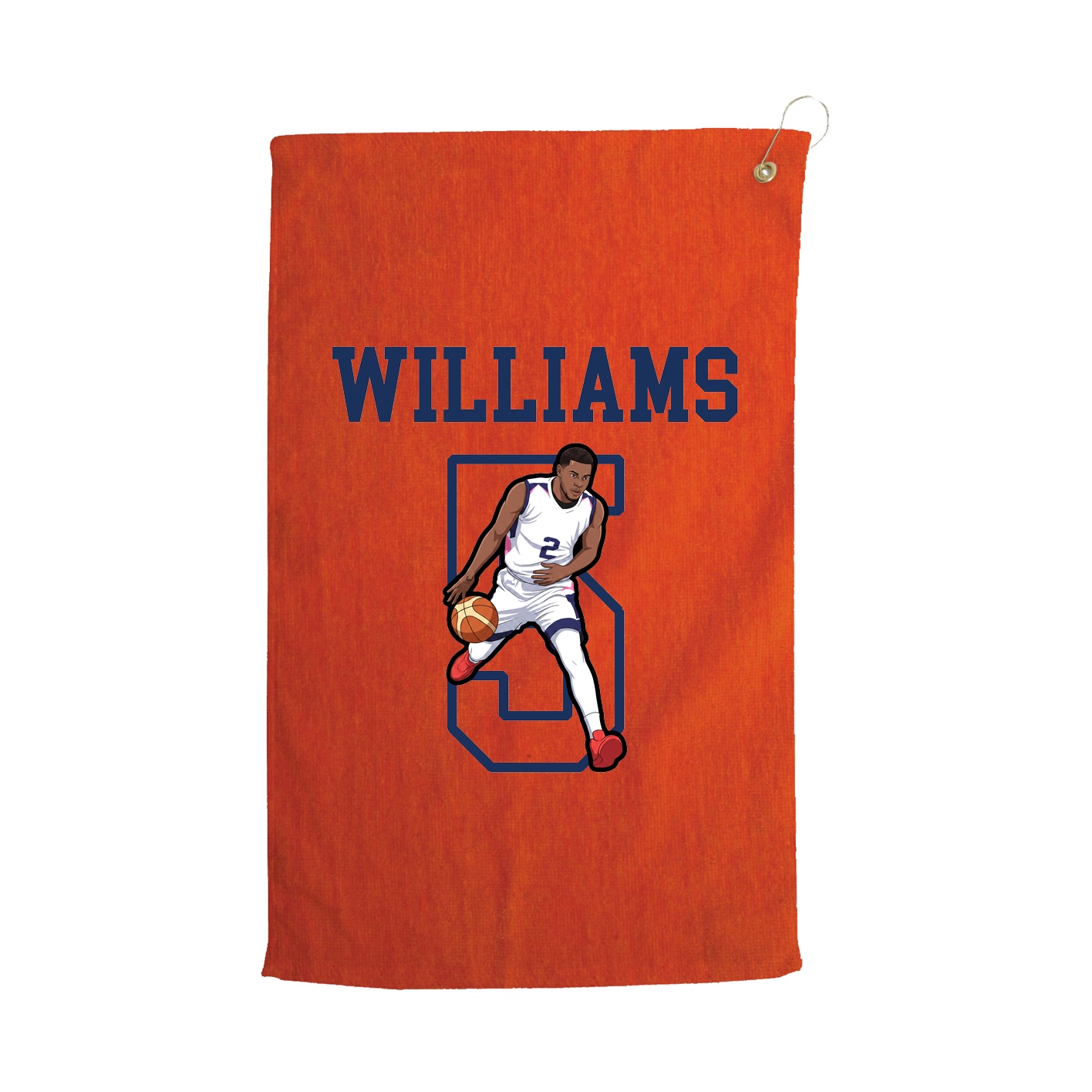 Golf Towel — Shirsey in Orange