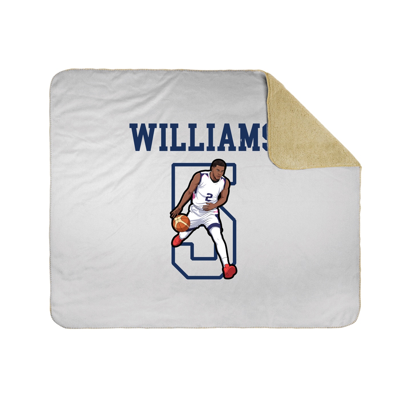 Throw Blanket — Shirsey in White