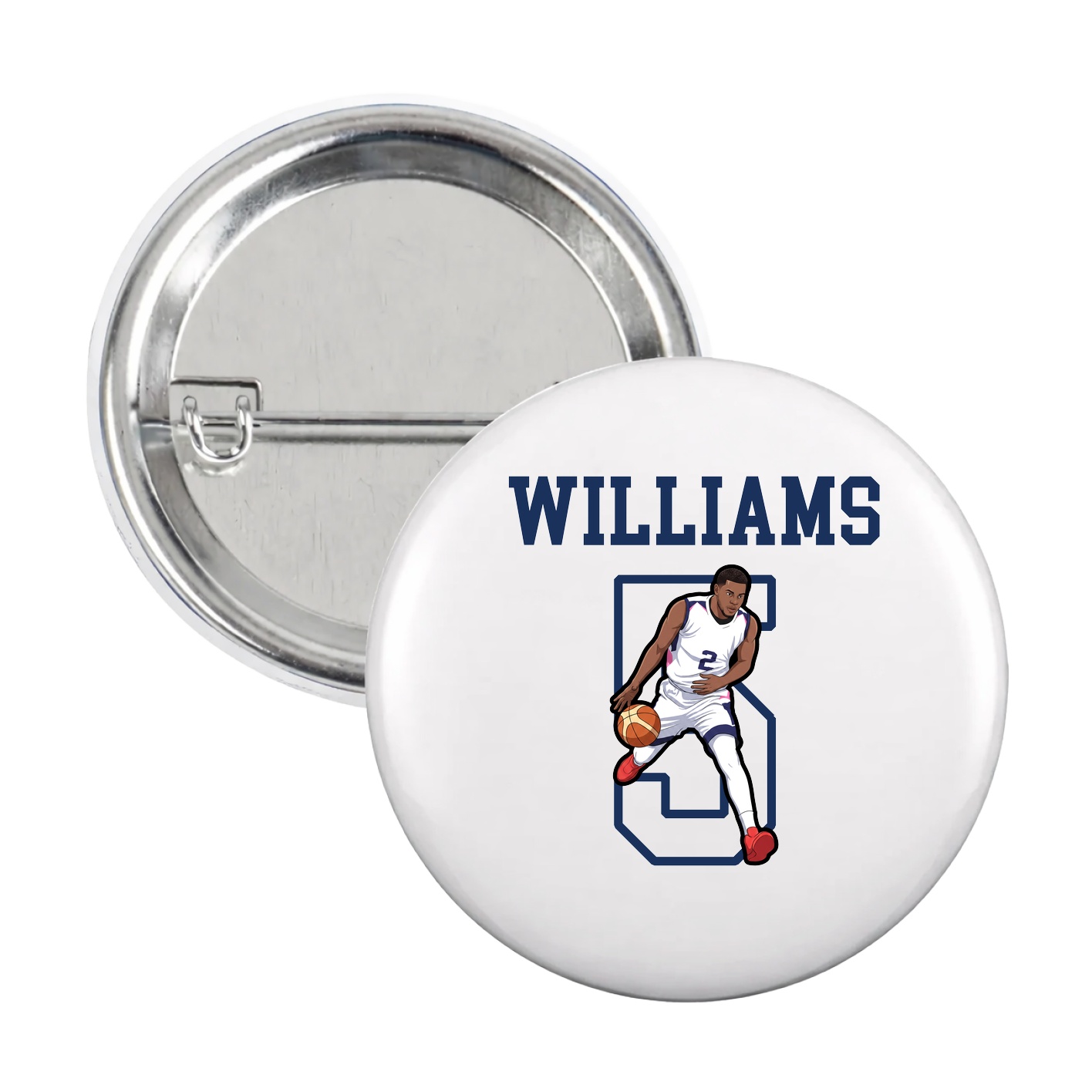 Game Day Button — Shirsey in White