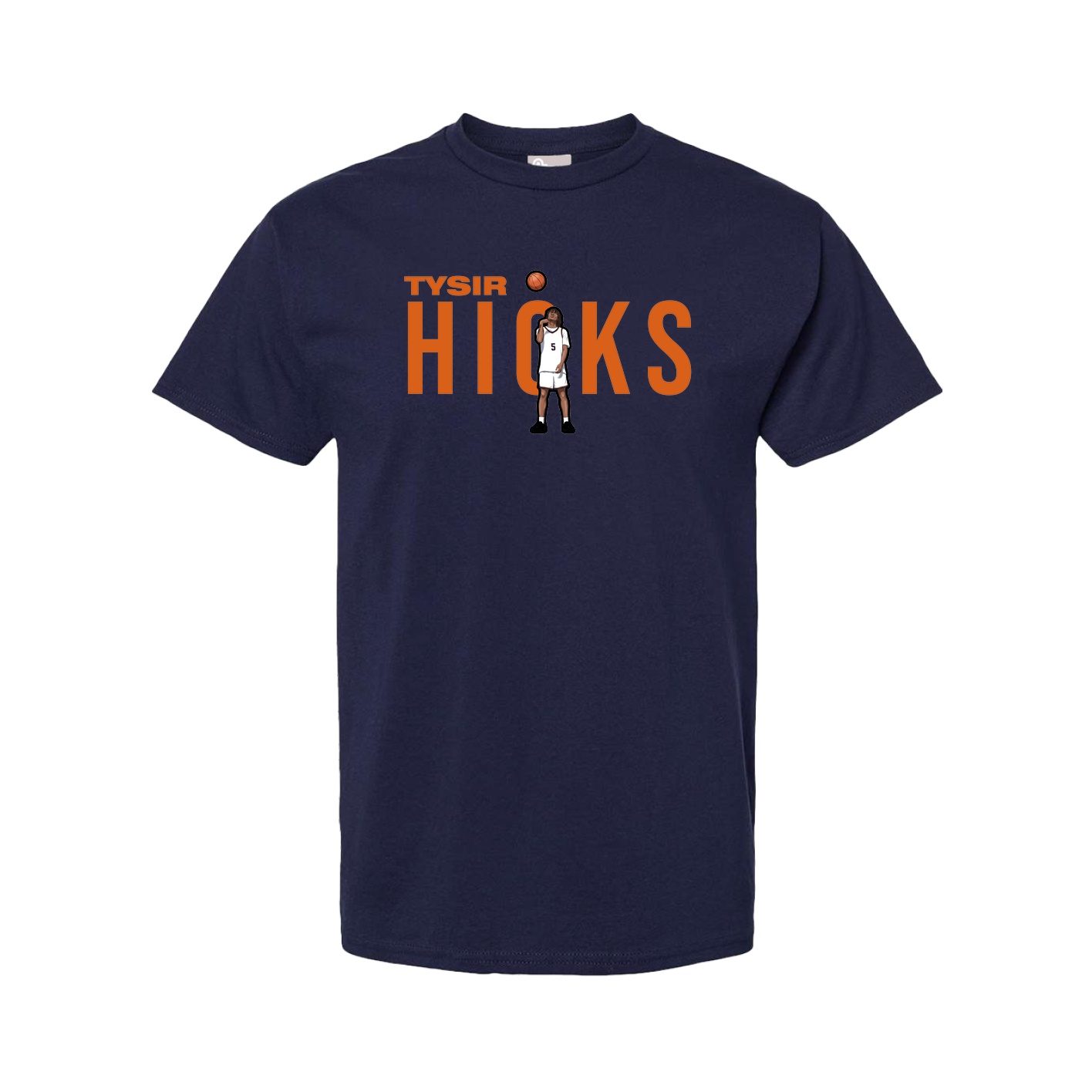 Tee — Player Name in Navy