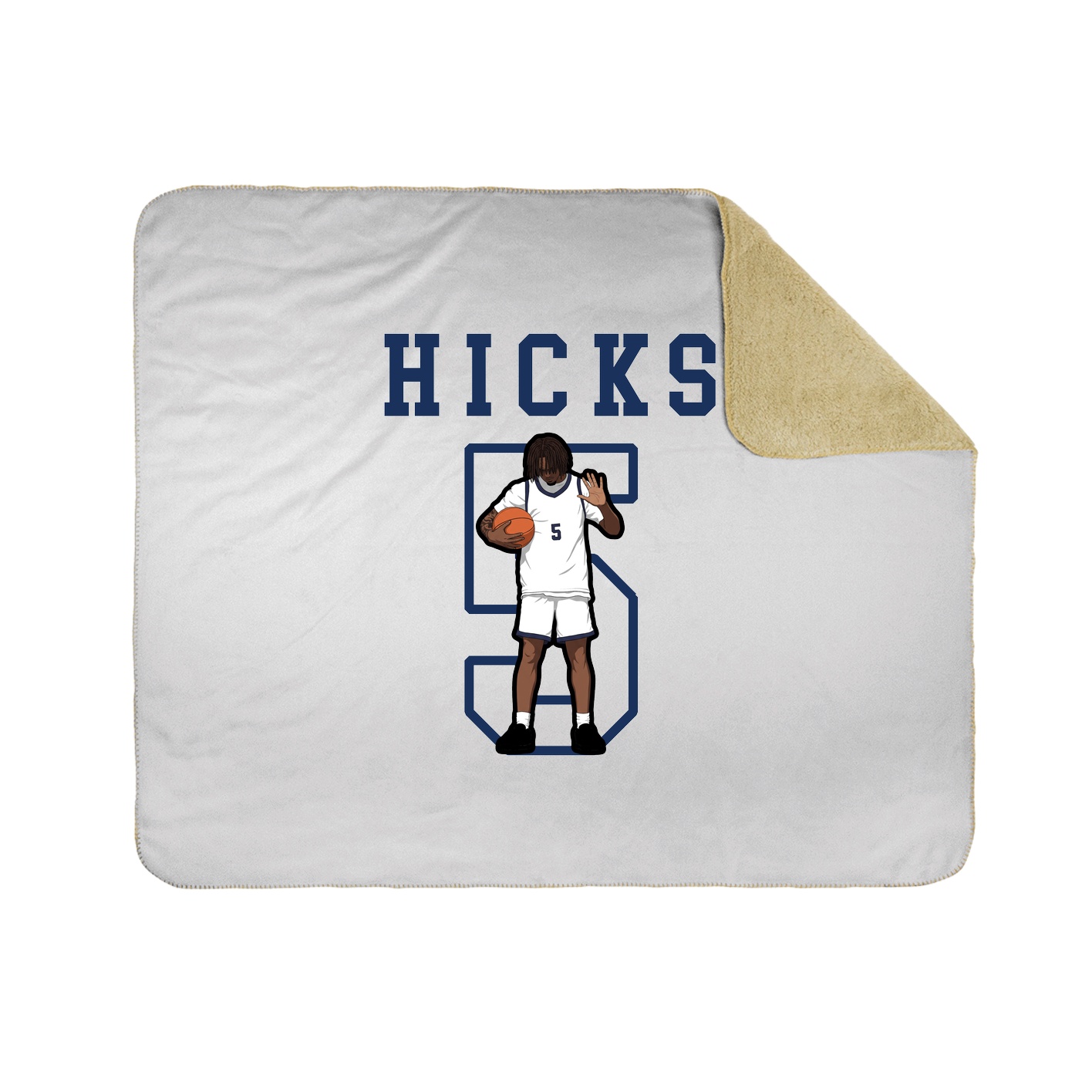Throw Blanket — Shirsey in White