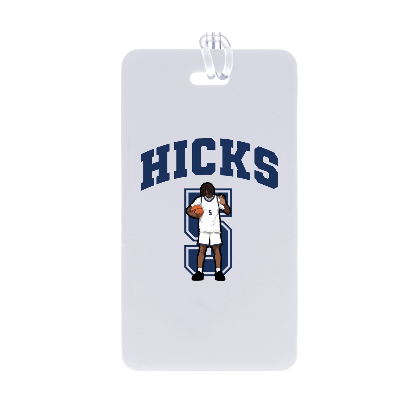 Bag Tag — Number in Classic
