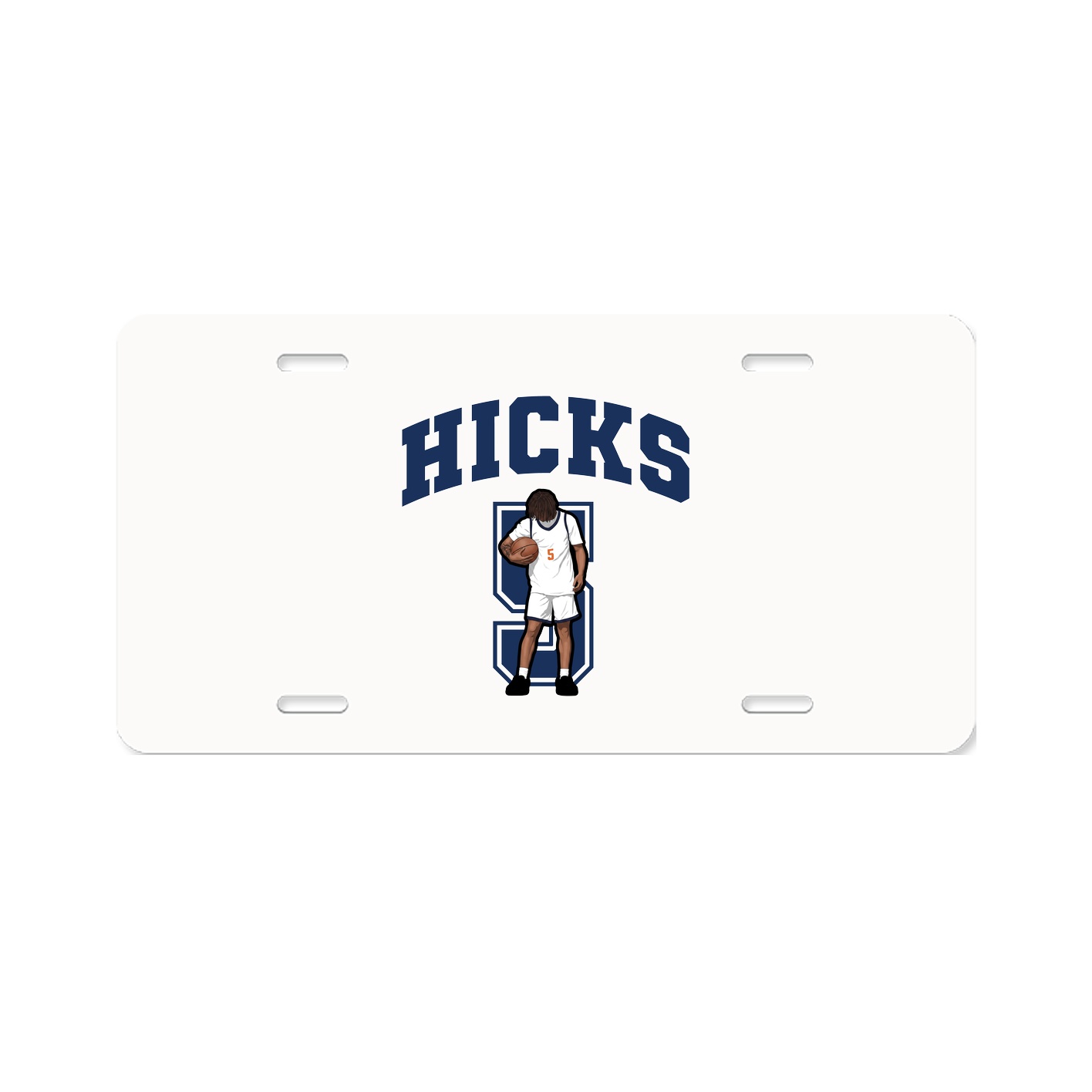 License Plate — Number in Classic