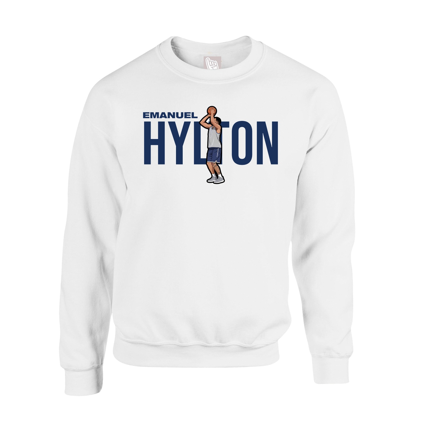 Fleece Crew — Player Name in White