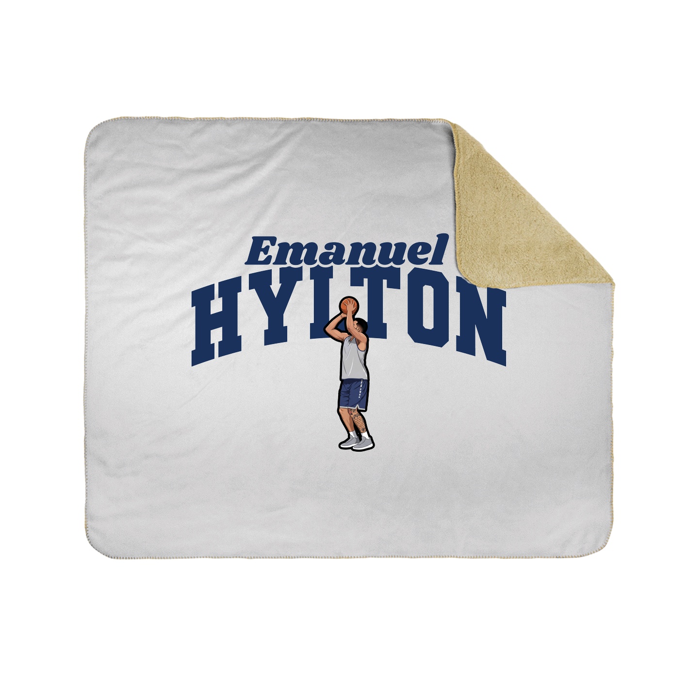 Throw Blanket — Signature Arch in White