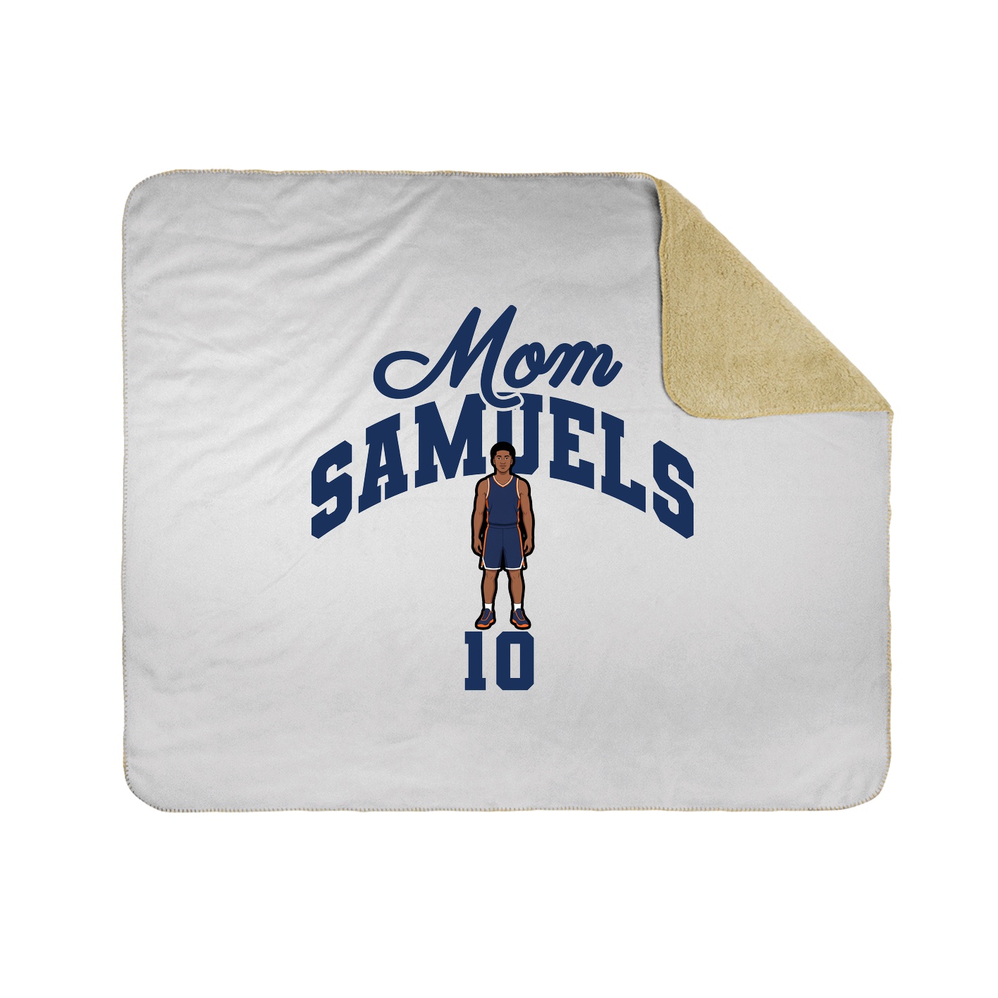 Throw Blanket — Mothers Day Arch in White