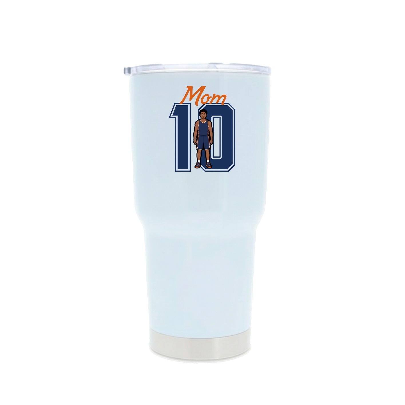 30oz Stainless Steel Tumbler — Mothers Day Shirsey in White