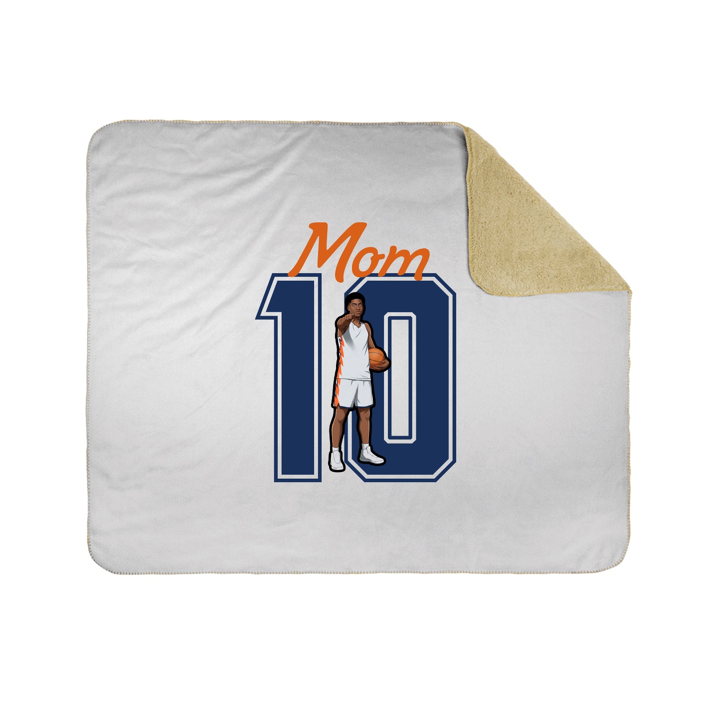 Throw Blanket — Mothers Day Shirsey in White