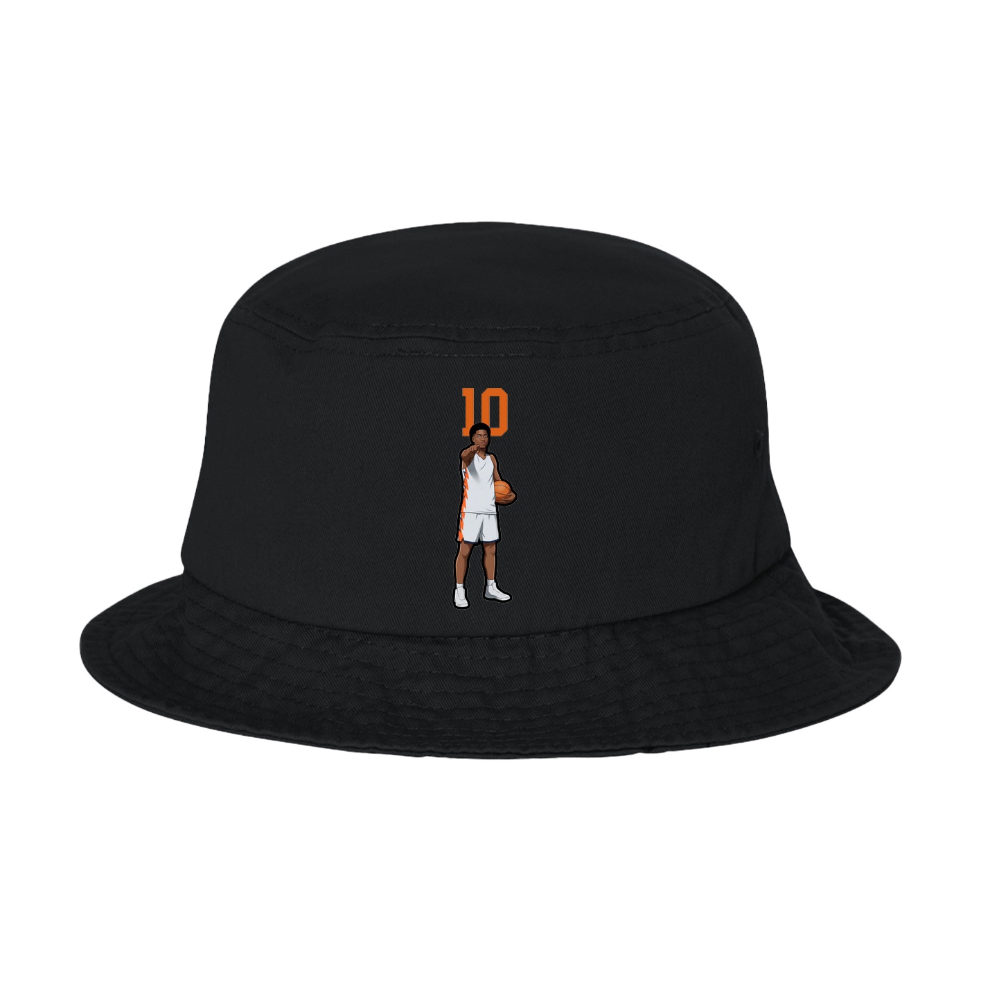 Bucket Cap — Number Top in Black