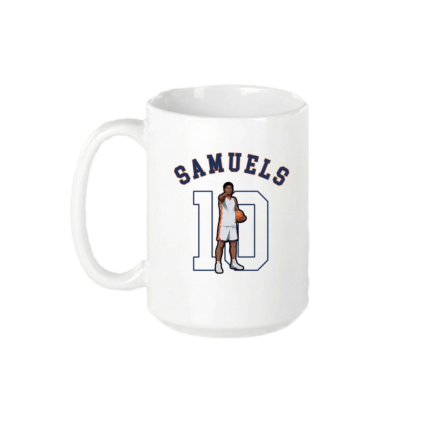 15oz Coffee Mug — Shirsey Arch in White