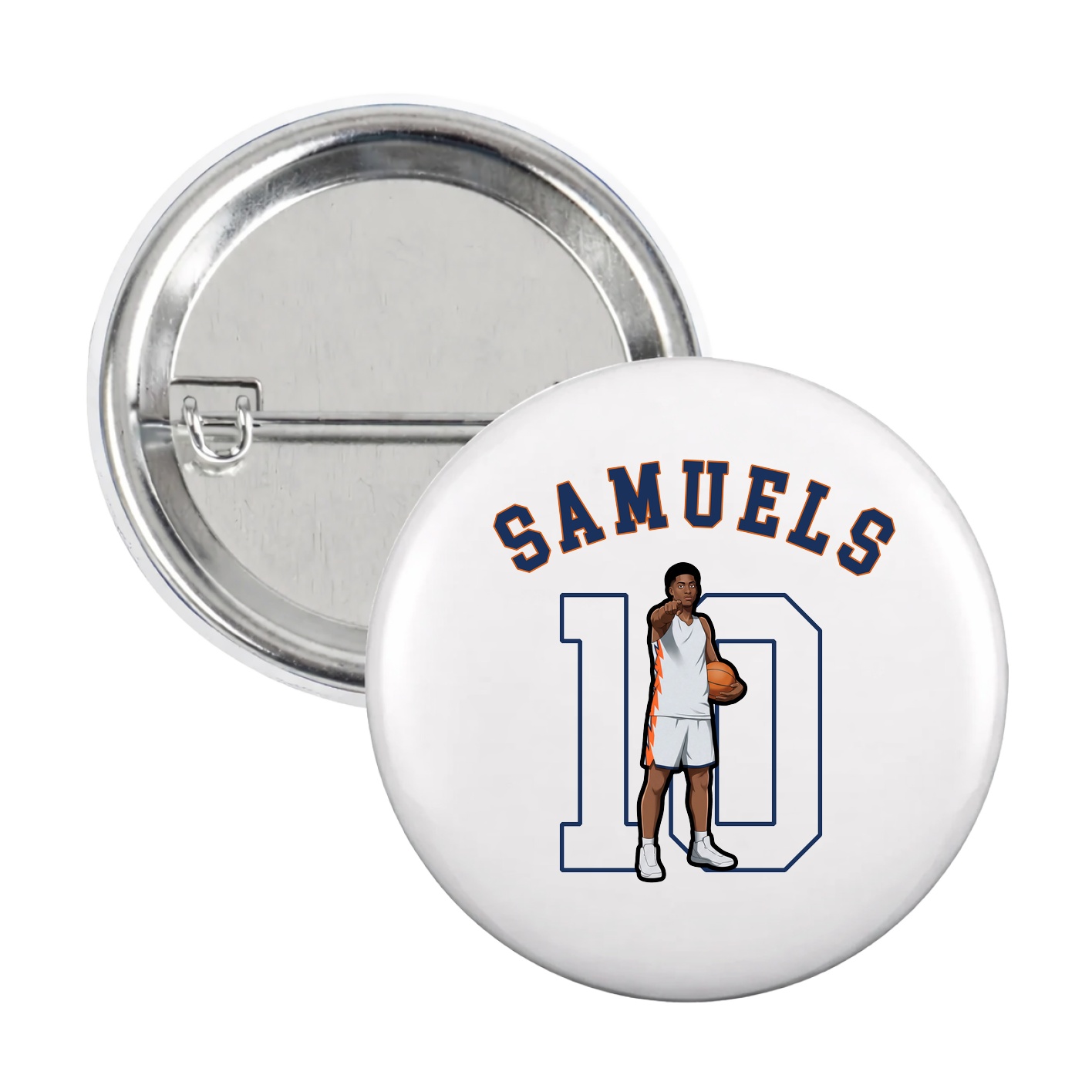 Game Day Button — Shirsey Arch in White