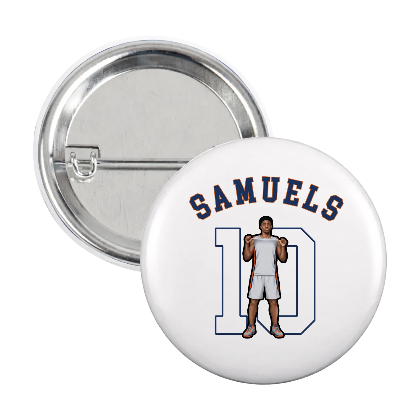 Game Day Button — Shirsey Arch in White