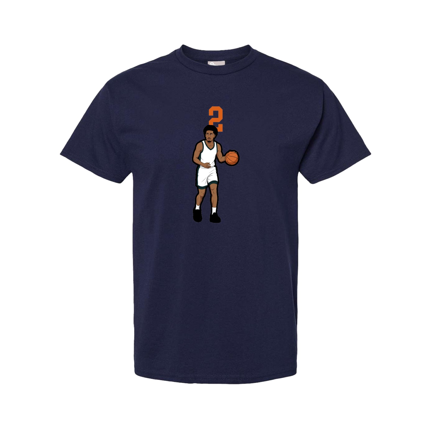 Youth Tee — Number Top in Navy