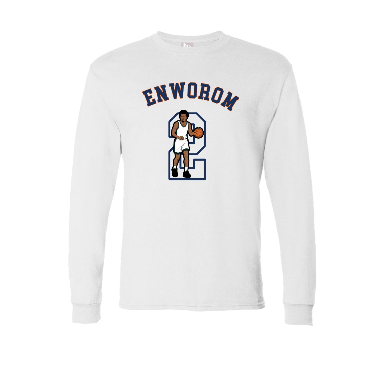 Long Sleeve Tee — Shirsey Arch in White