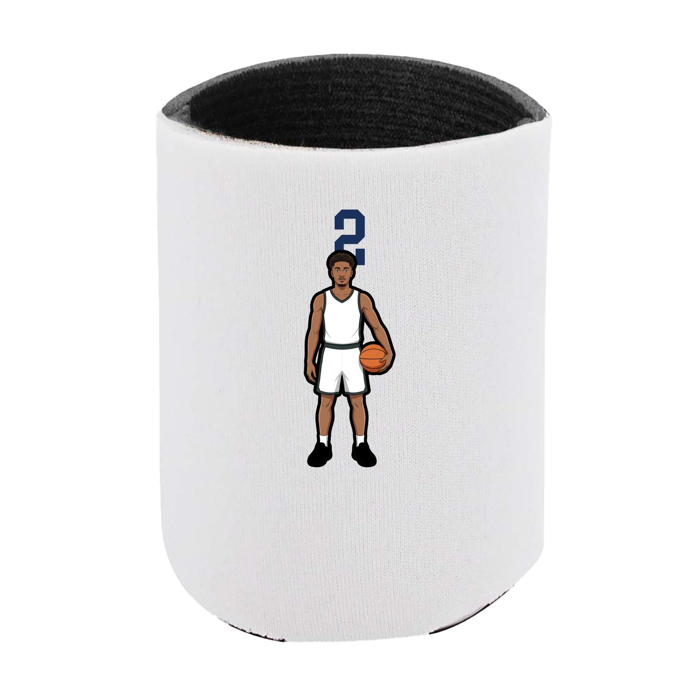 Can Holder — Number Top in White