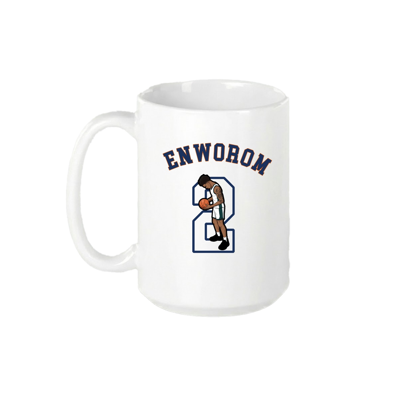 15oz Coffee Mug — Shirsey Arch in White