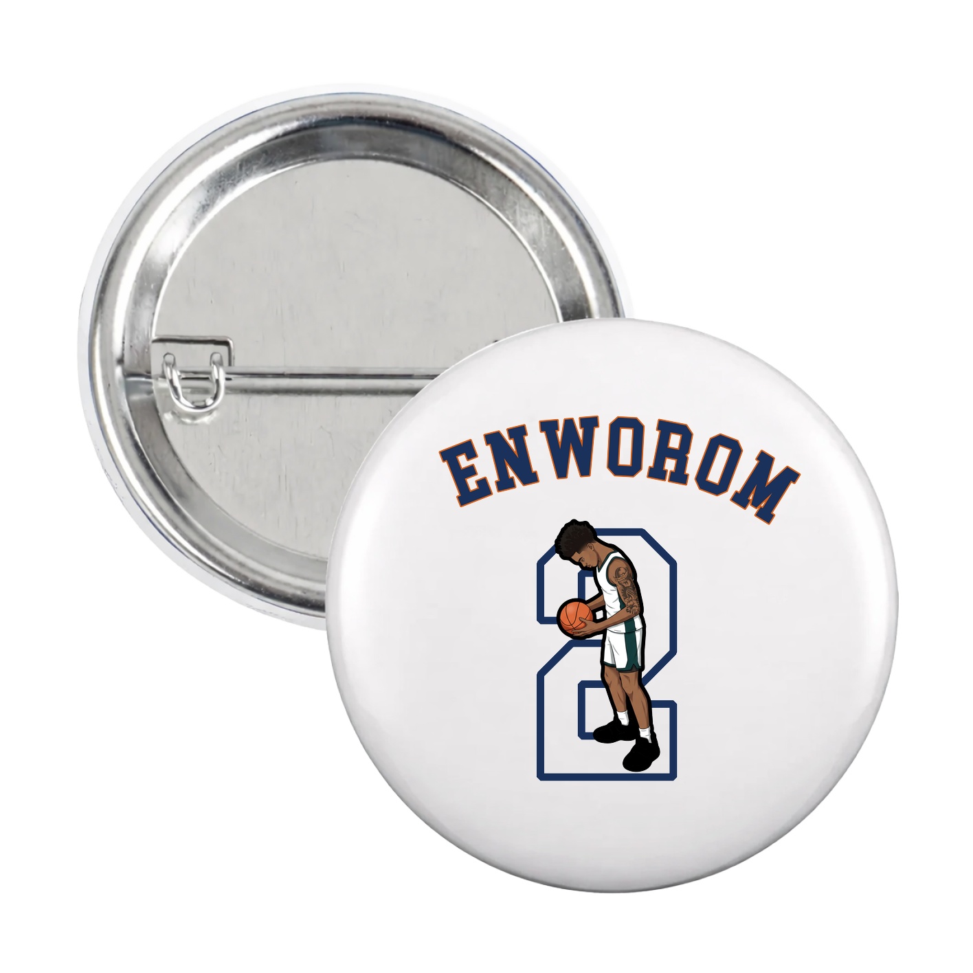 Game Day Button — Shirsey Arch in White