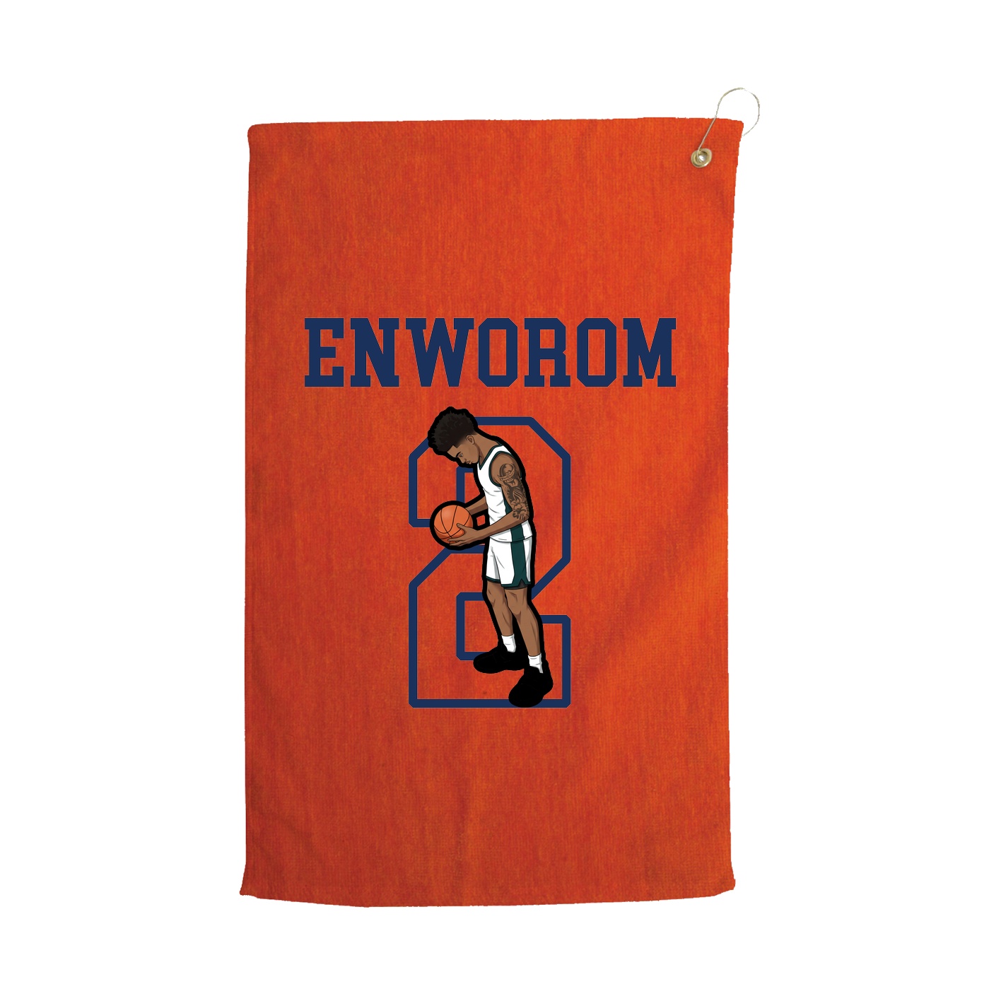 Golf Towel — Shirsey in Orange