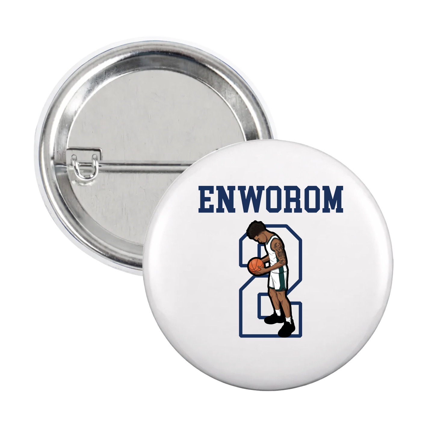 Game Day Button — Shirsey in White