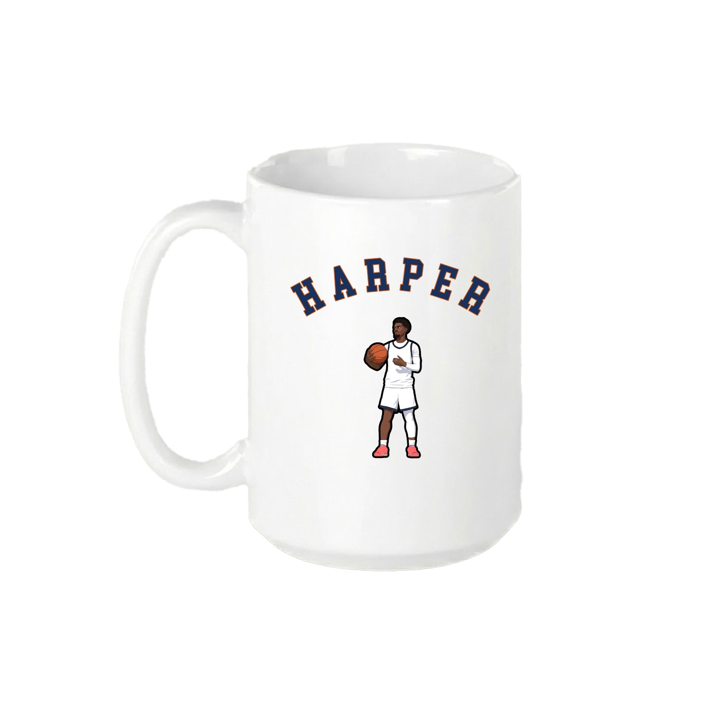 15oz Coffee Mug — Shirsey Arch in White