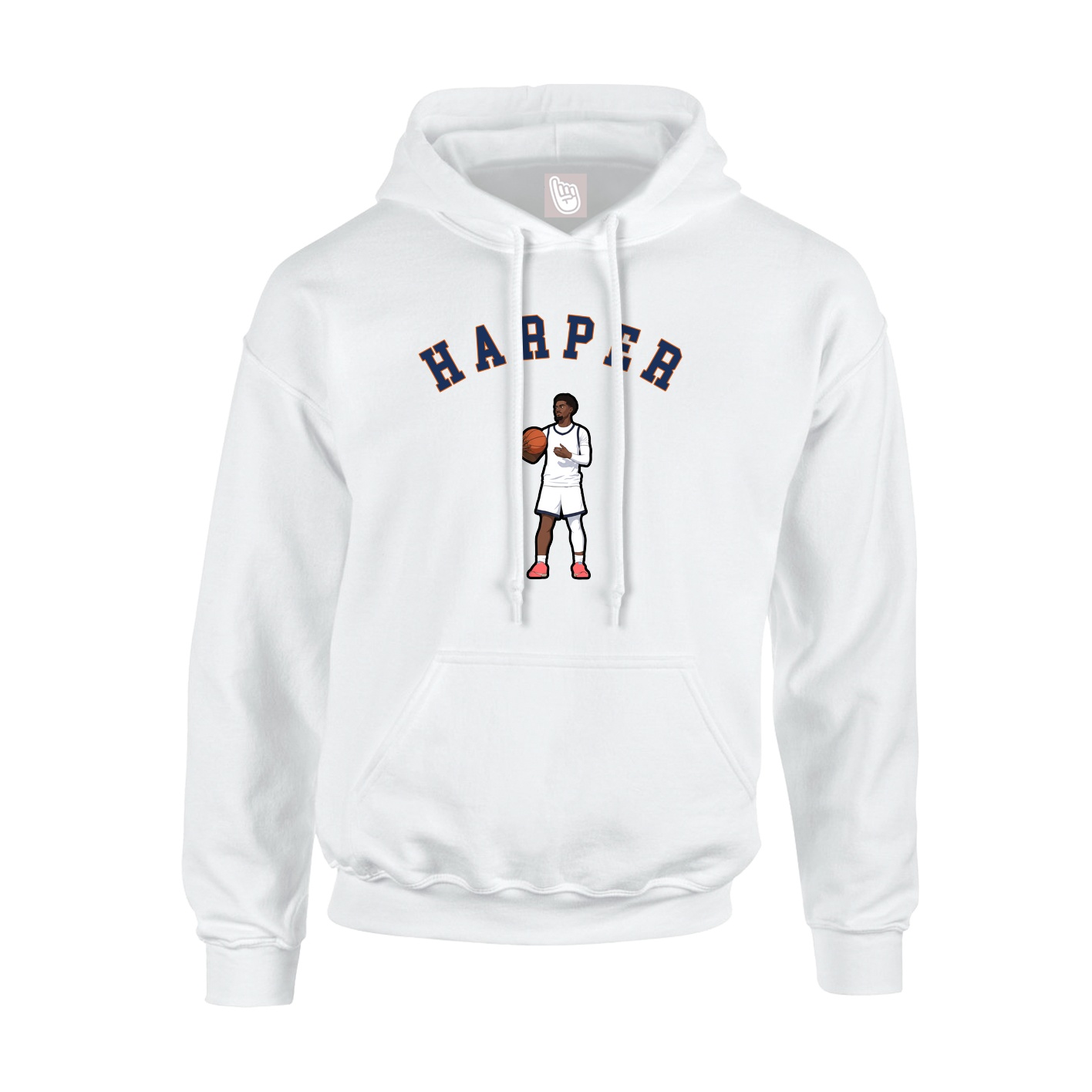 Hoodie — Shirsey Arch in White
