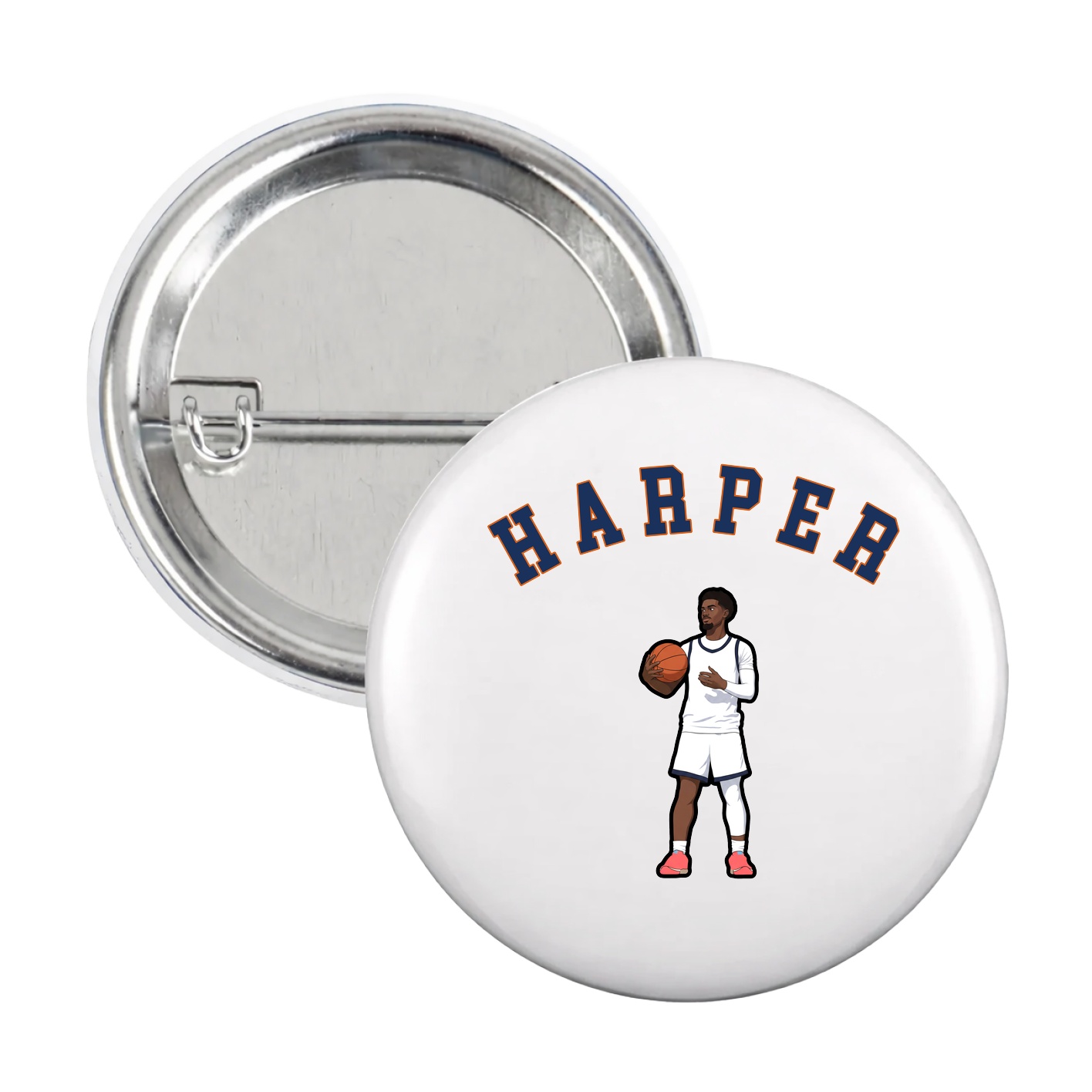 Game Day Button — Shirsey Arch in White