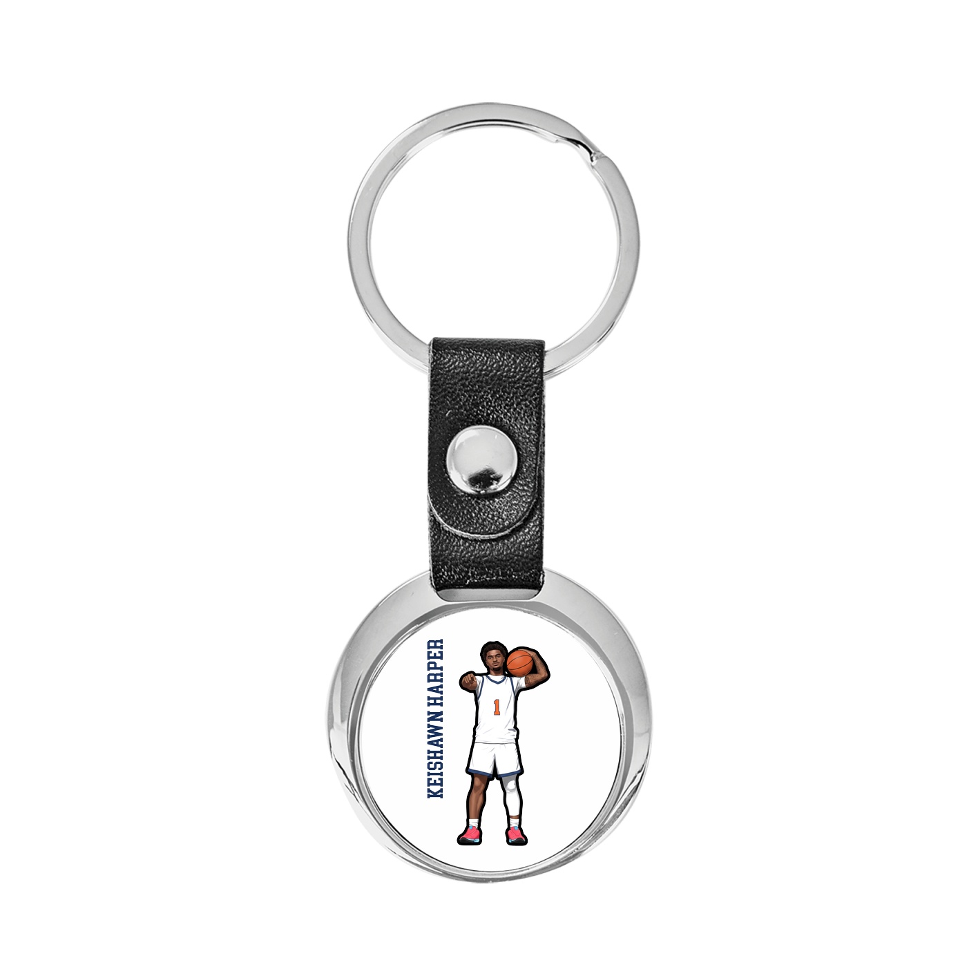 Key Chain — Name Vertical in Classic