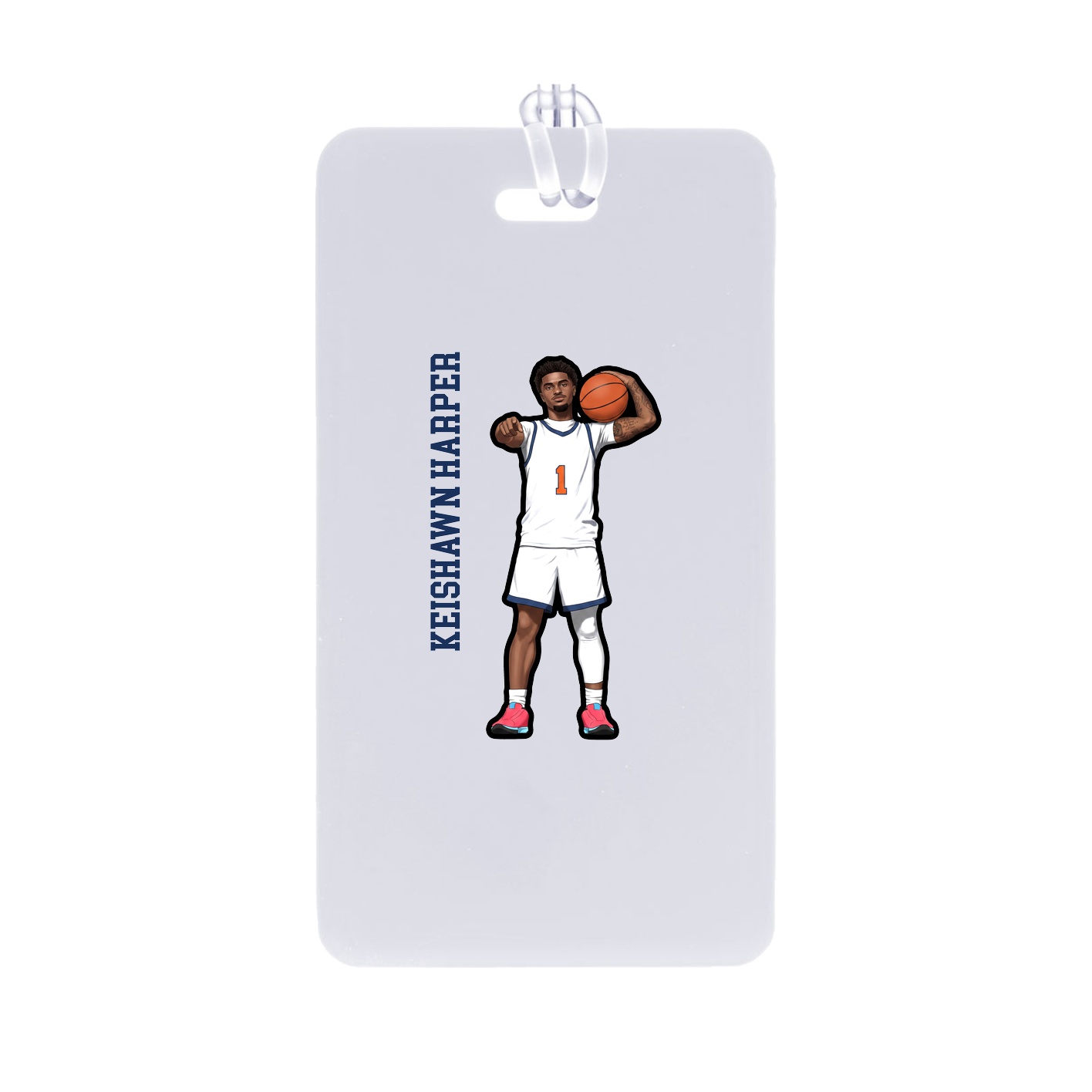 Bag Tag — Name Vertical in Classic