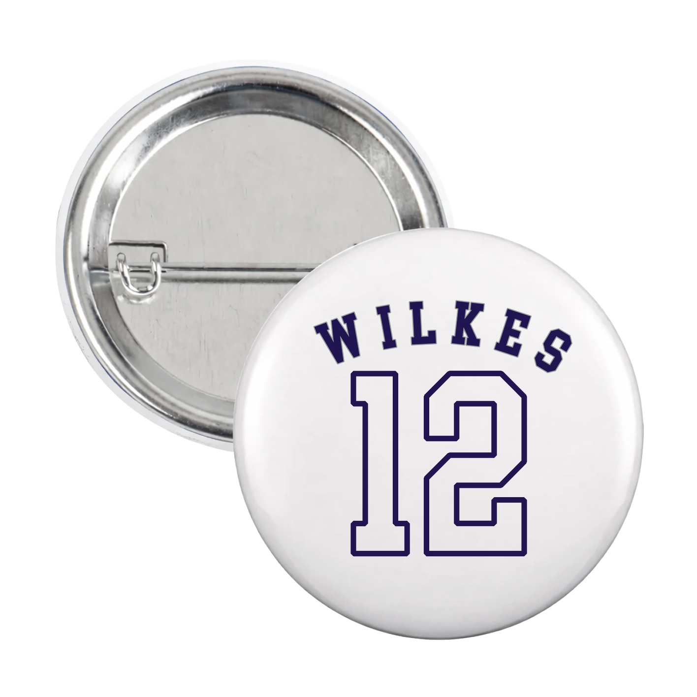 Game Day Button — Shirsey Arch in White