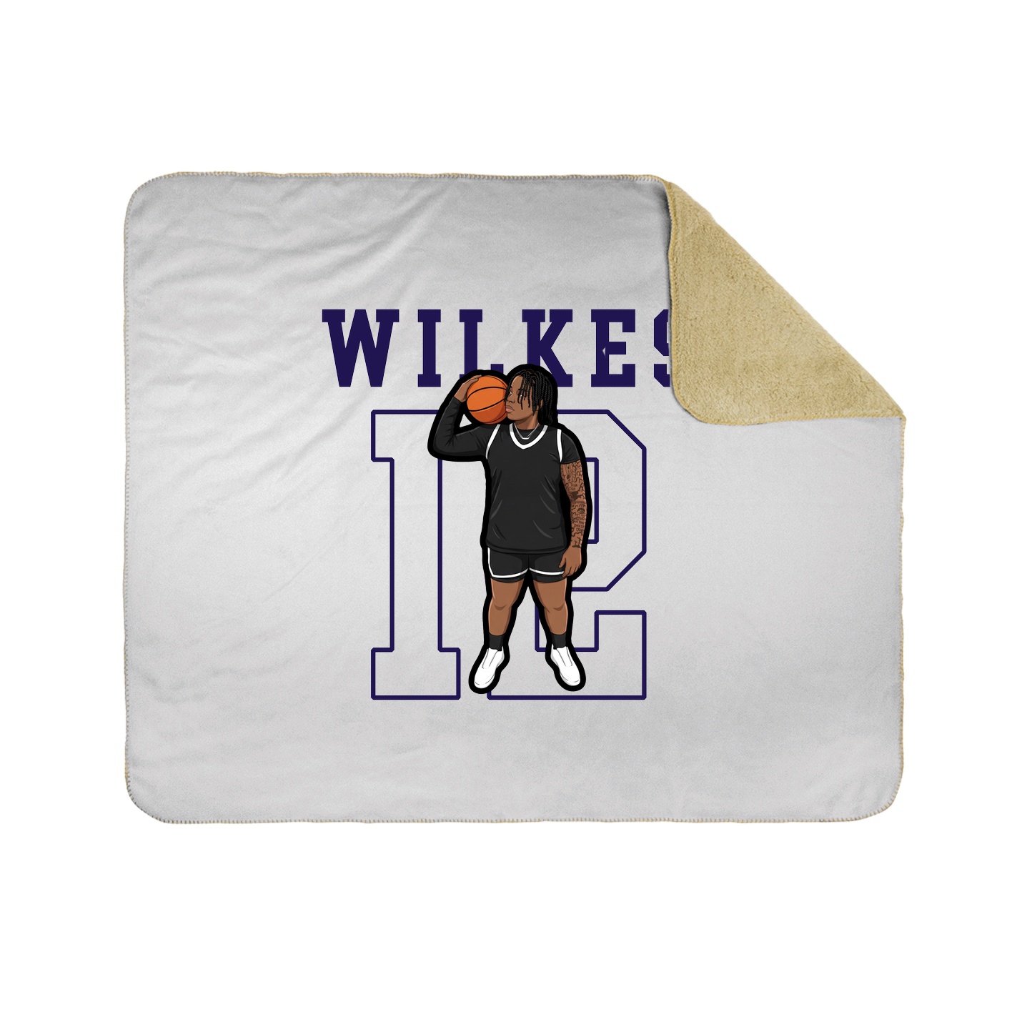Throw Blanket — Shirsey in White