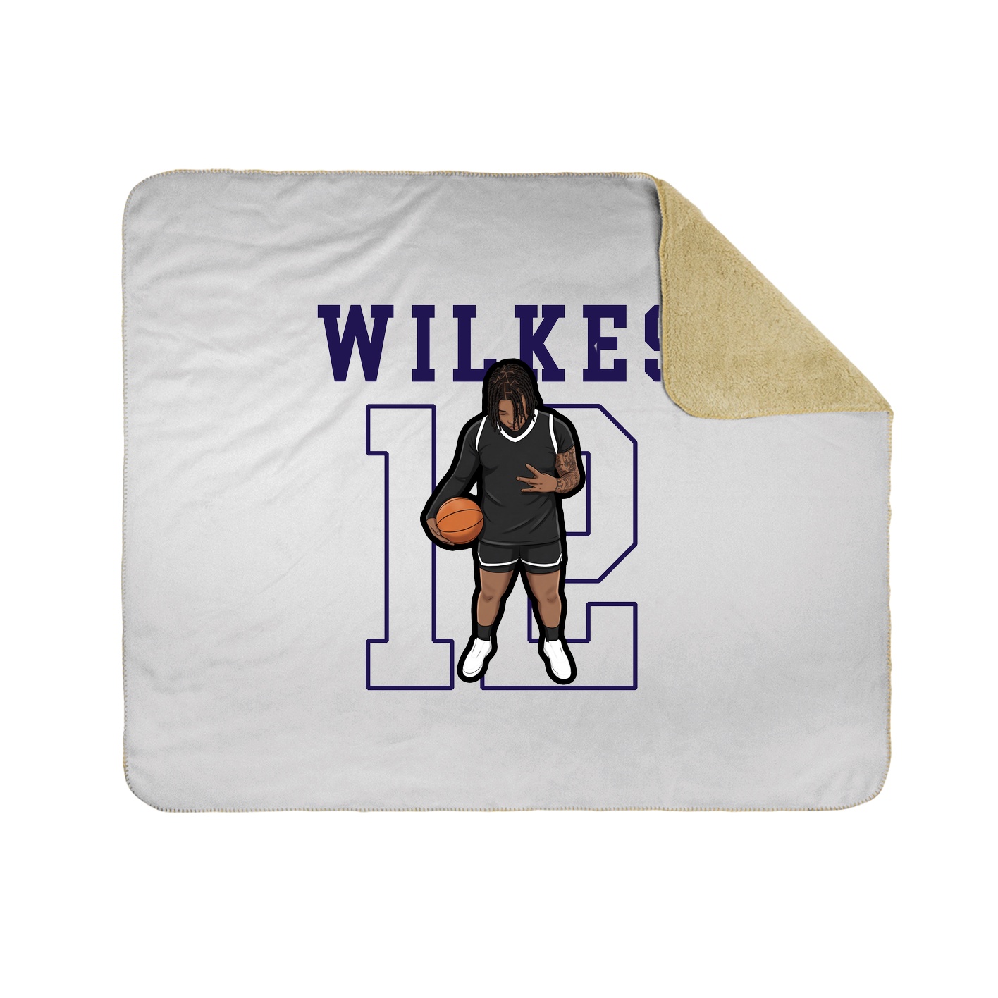 Throw Blanket — Shirsey in White